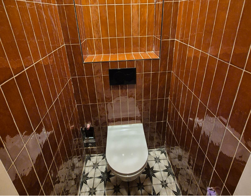 Verbouwing toilet